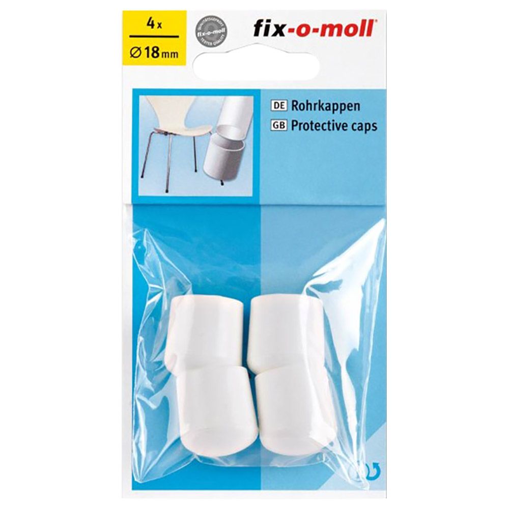 Fix-o-Moll Protective Caps White 18mm