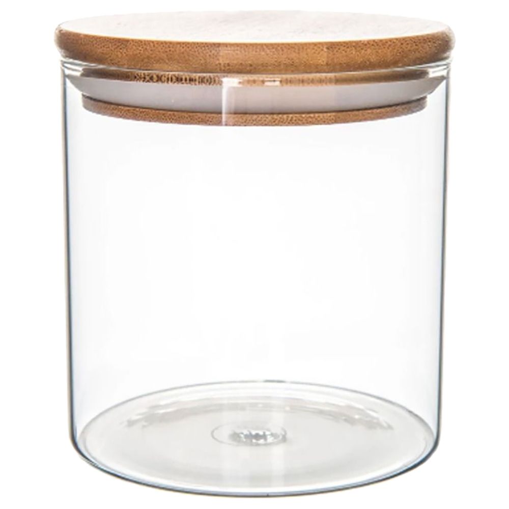 Little Storage - Bamboo/Glass Storage Jar 1L