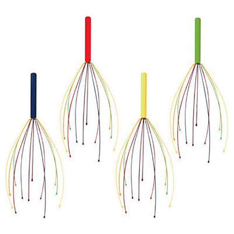 Kikkerland - Head Massager - Assorted Color 1pcs