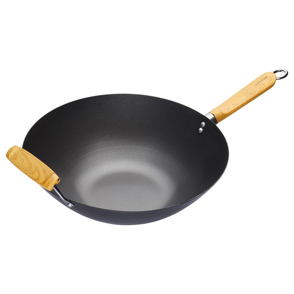 Kitchencraft - Oriental Wooden Handled Steel