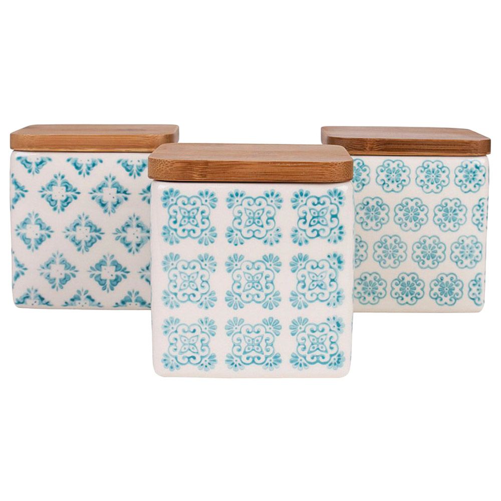 Ladelle - Positano Aqua Canister Assorted 1Pcs