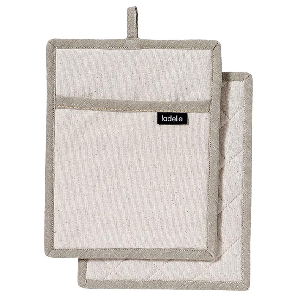 Ladelle - Eco Recycled Natural Pot Holder Set Of 2