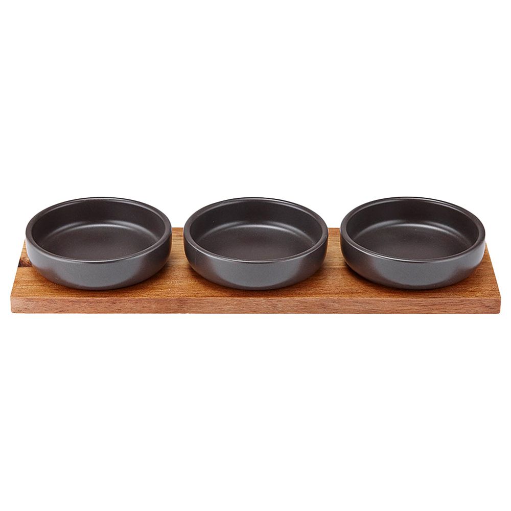 Ladelle - Host Charcoal Bowl & Tray Set
