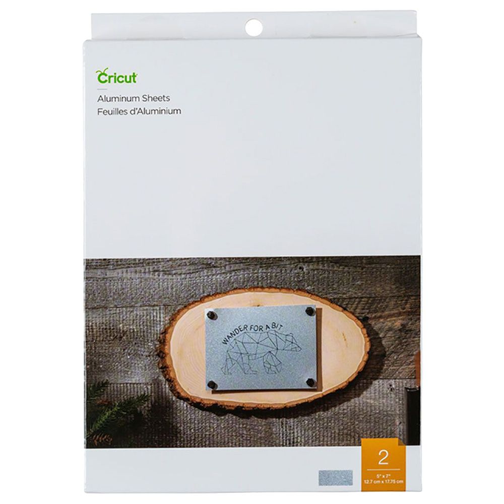 Cricut - Aluminium Sheets 13x18 Cm Pack Of 2
