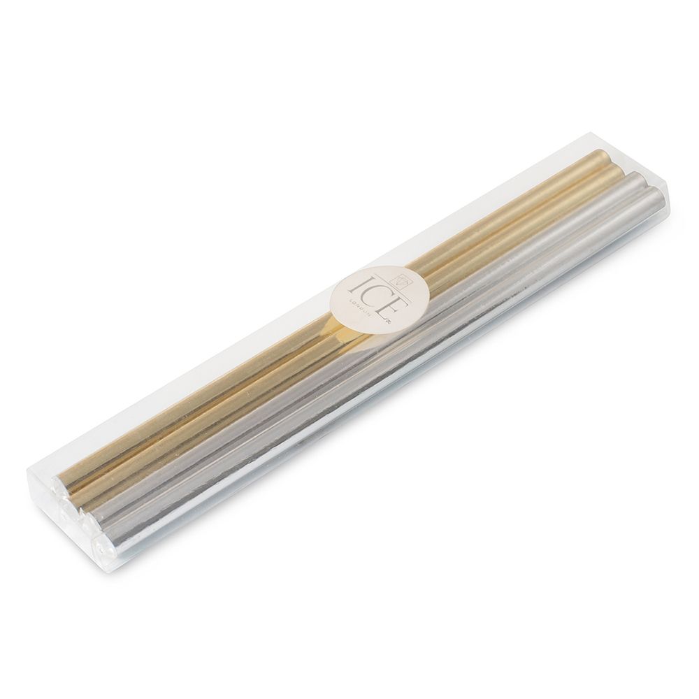 Pencil - Metallic 4pc-Set - 2 Gold & 2 Silver