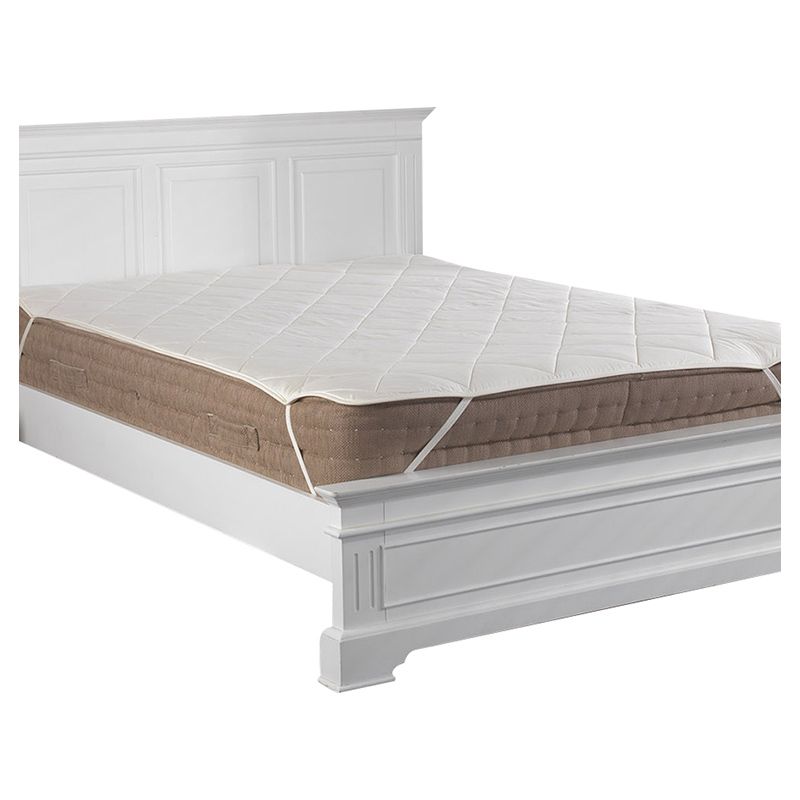 Kingtex - Quilted Mattress Protector - White