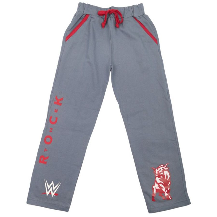 WWE - Pants with Drawstring & Pockets - Grey 