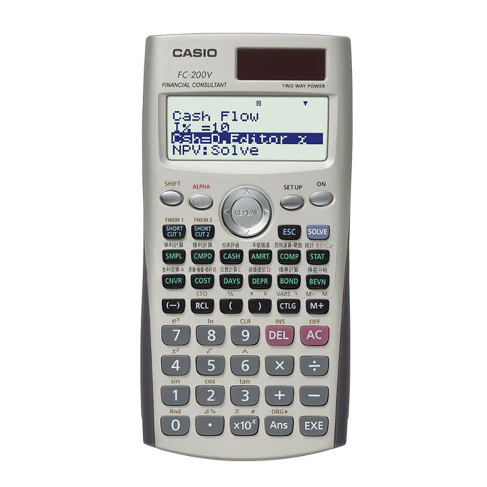 Casio FC200V Financial, School & Math Calculator