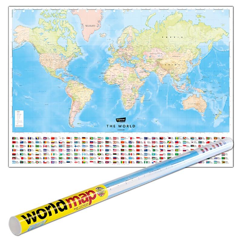 إكسبلور كيدز - خريطة العالم