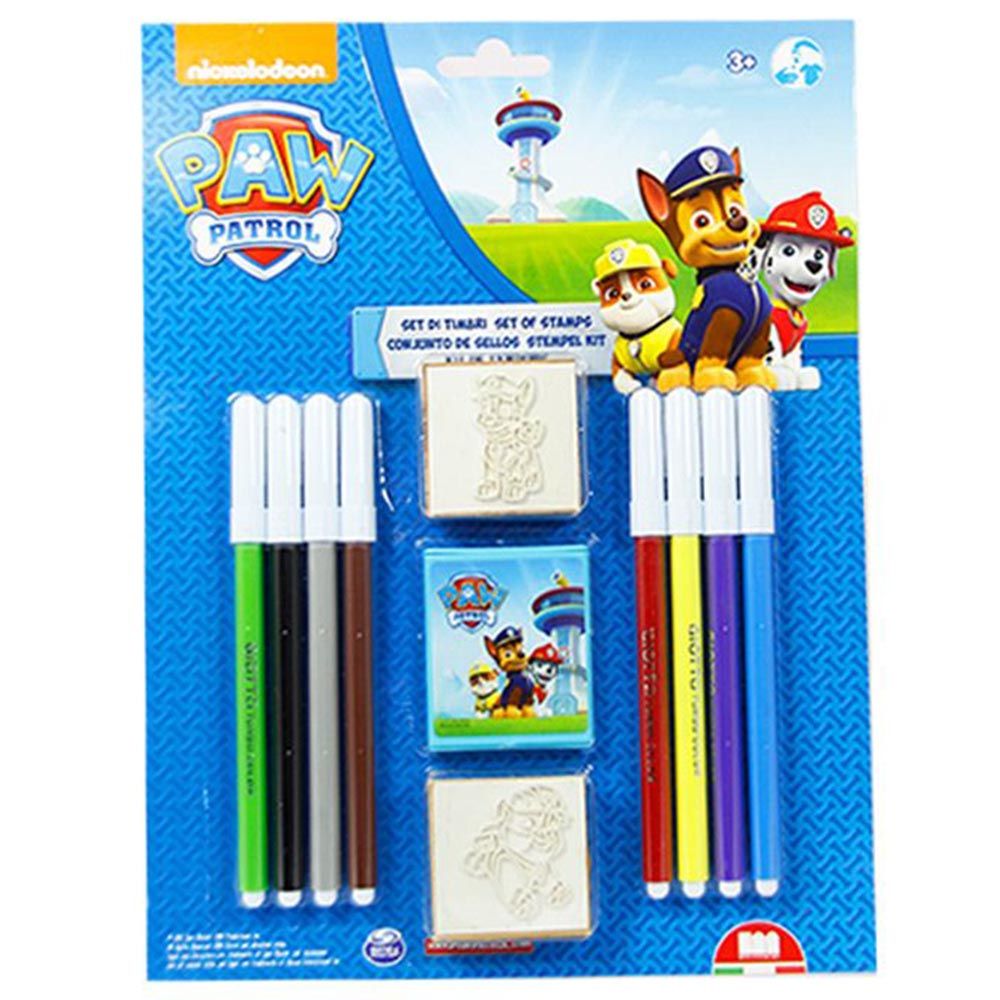MultiPrint - Paw Patrol 2 Stamps & 8 Markers