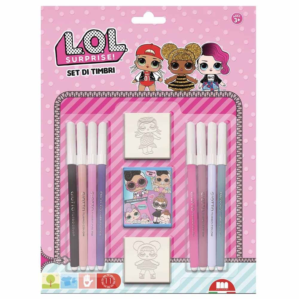 MultiPrint - LOL - 2 Stamps & 8 Markers