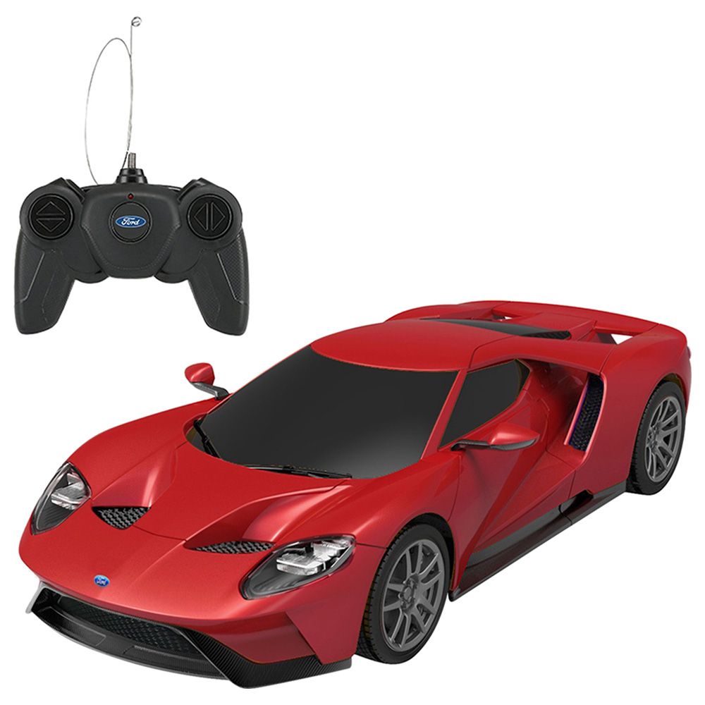 Rastar - 1:24 Ford GT RC Car Original Licensed RTR - Red