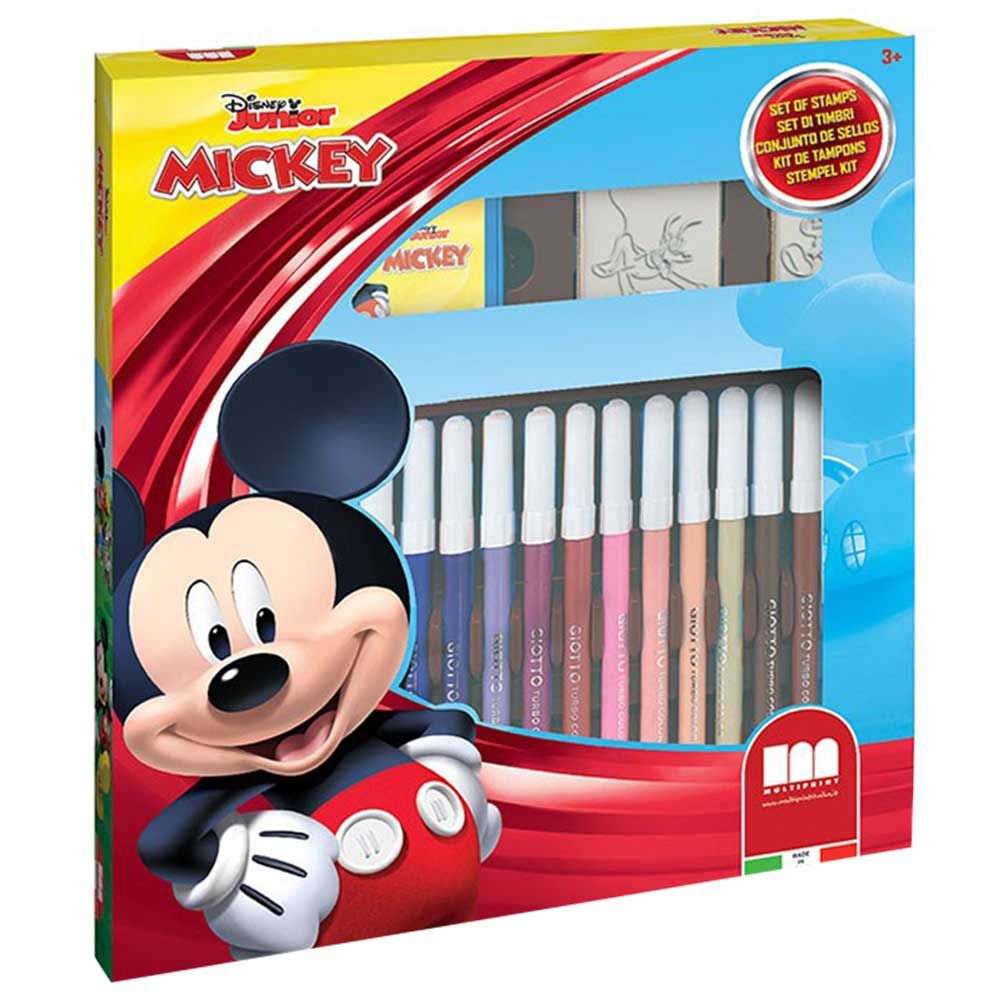 MultiPrint - Mickey - 18 Markers & Stamps