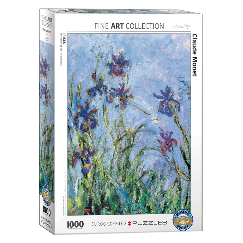 EuroGraphics Toys - Claude Monet Irises Puzzle