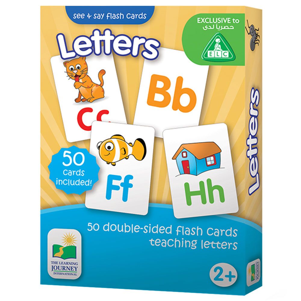 The Learning Journey - Flashcards Letters