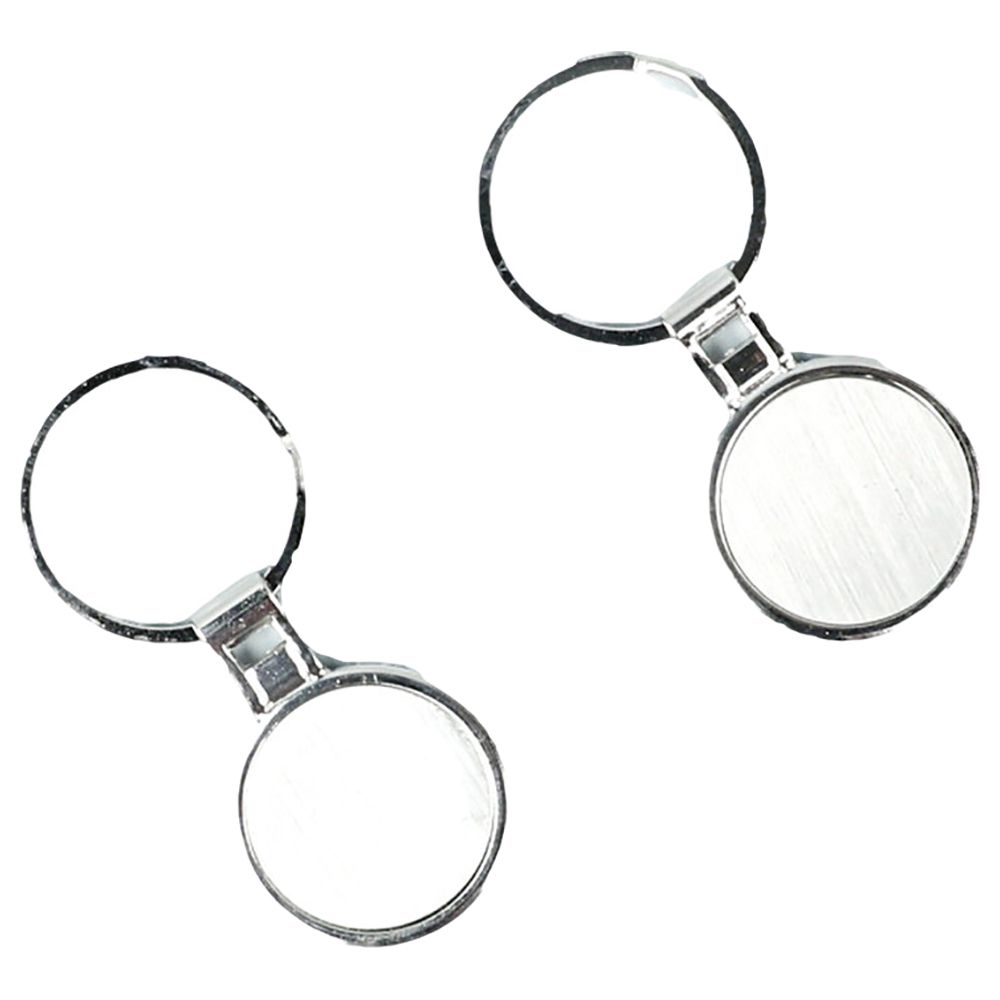Graffiti Resin - Circle Stainless Steel Keychain 2Pcs
