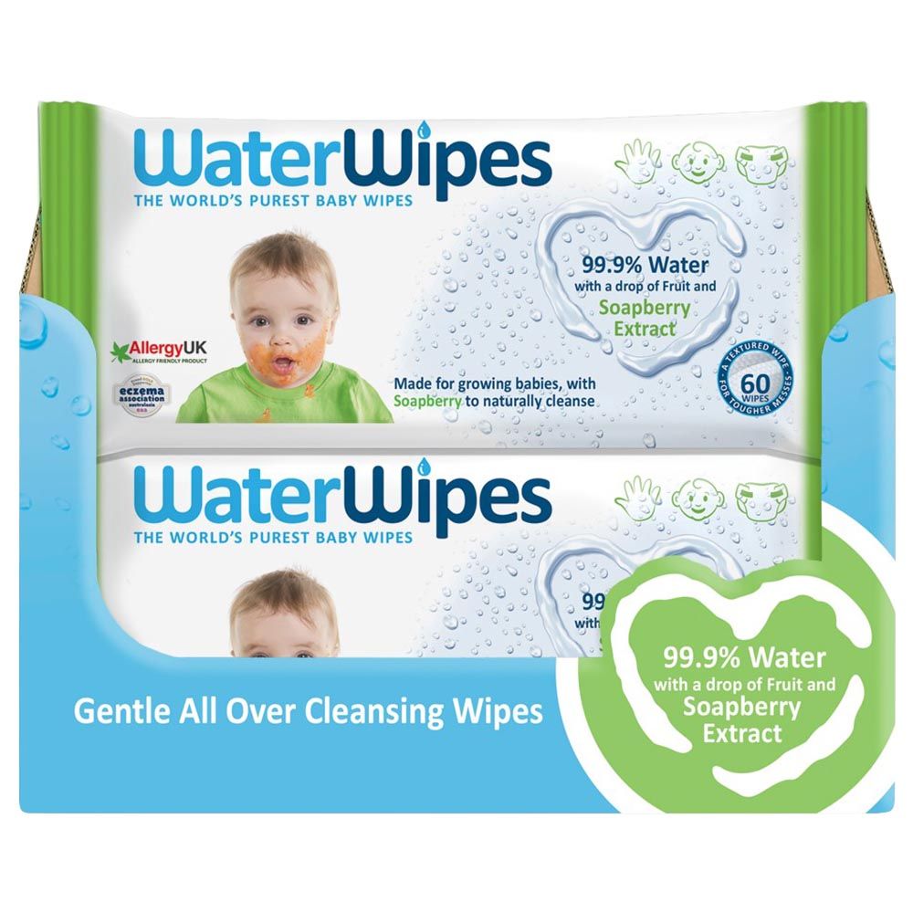 Waterwipes Soapberry Toddler Wipes 12 Packs Of 60 Wipes 720 Wipes