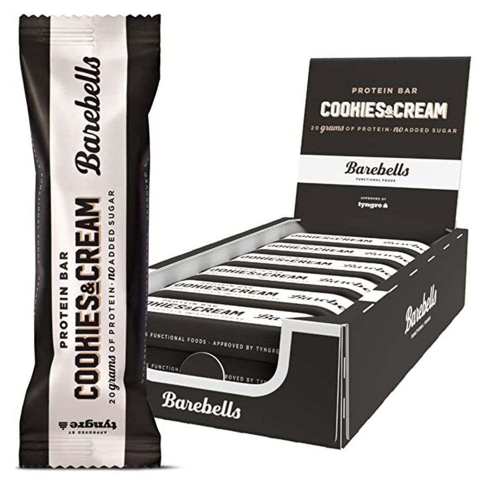 Barebells - Cookie & Cream Protein Bar - Pack of 12