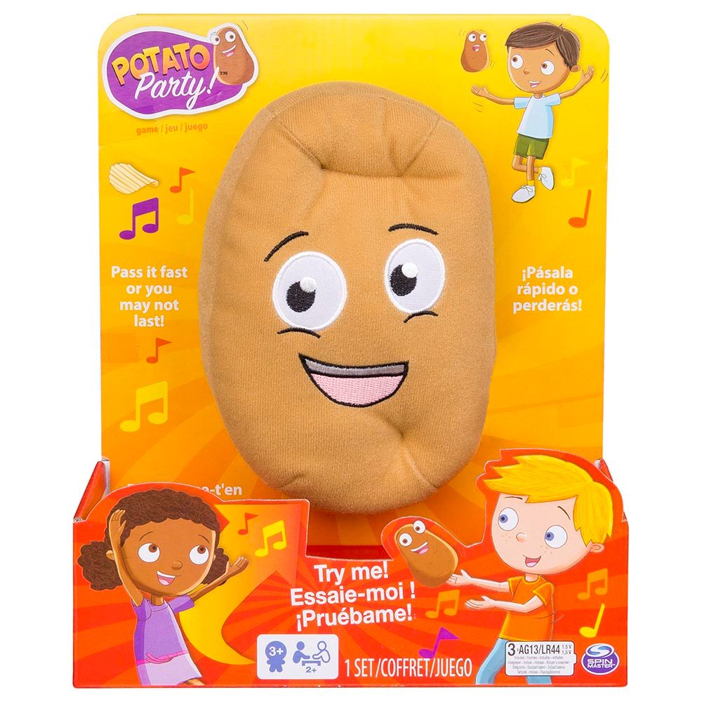Spin Master - Hot Potato Party Game - Brown