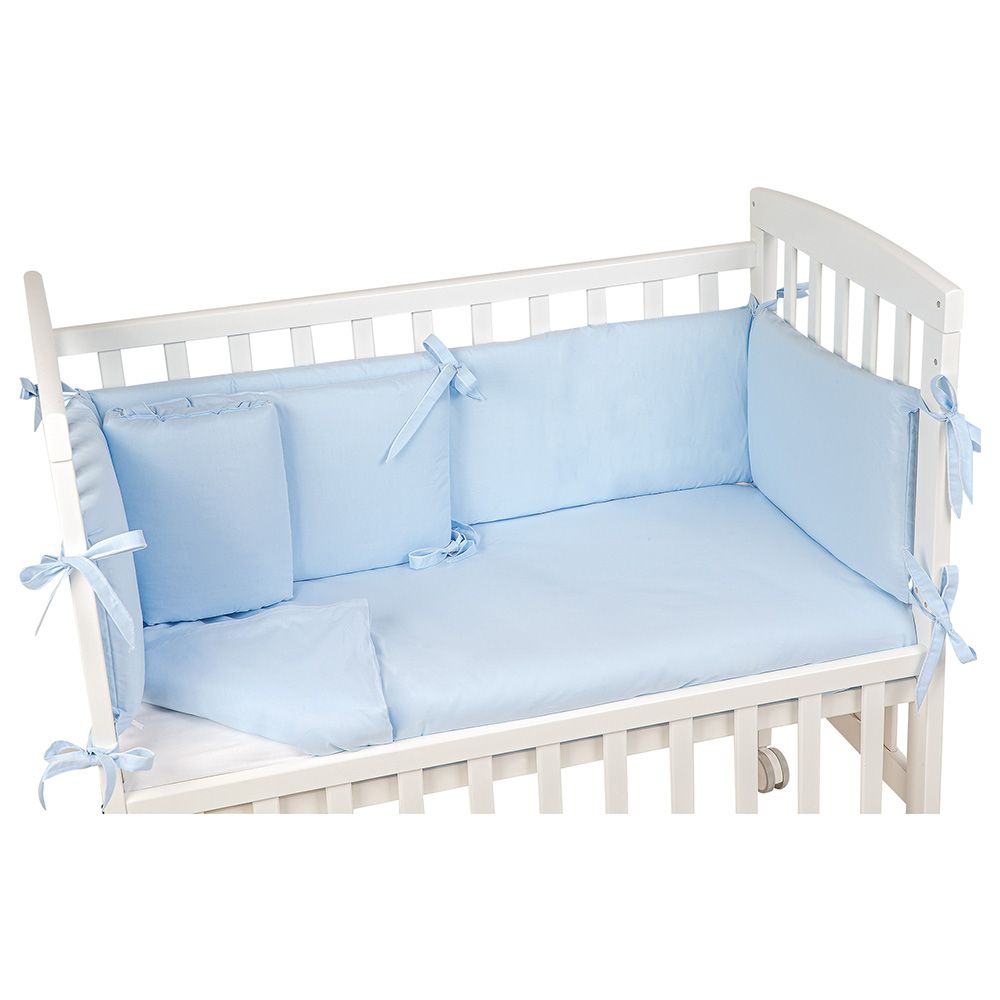 بيتشي - طقم فراش لمهد المواليد ليلا - أزرق فاتح