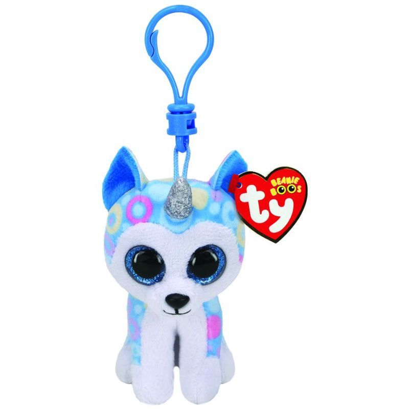 Ty - 3-inch Beanie Boos Husky Helena With Horn Clip