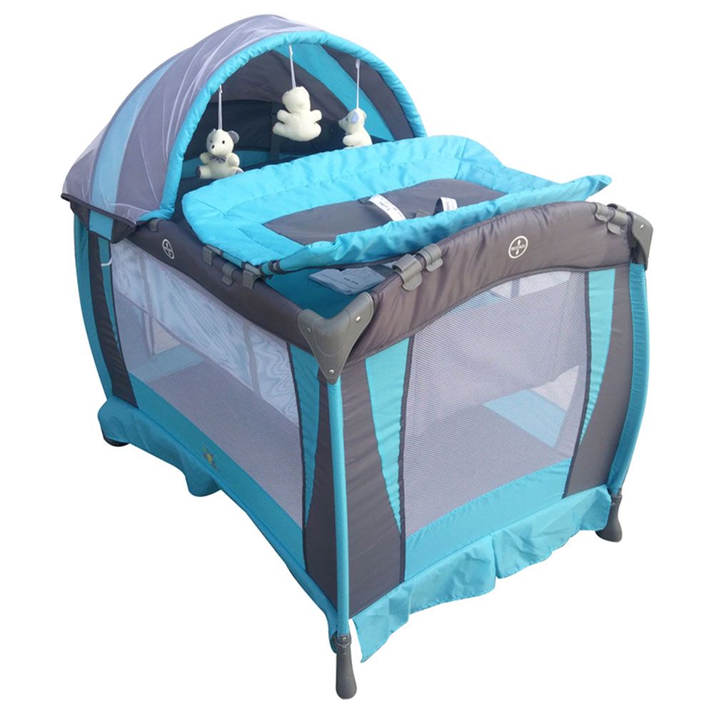 Baby Love - Playpen 2 Layers - Blue