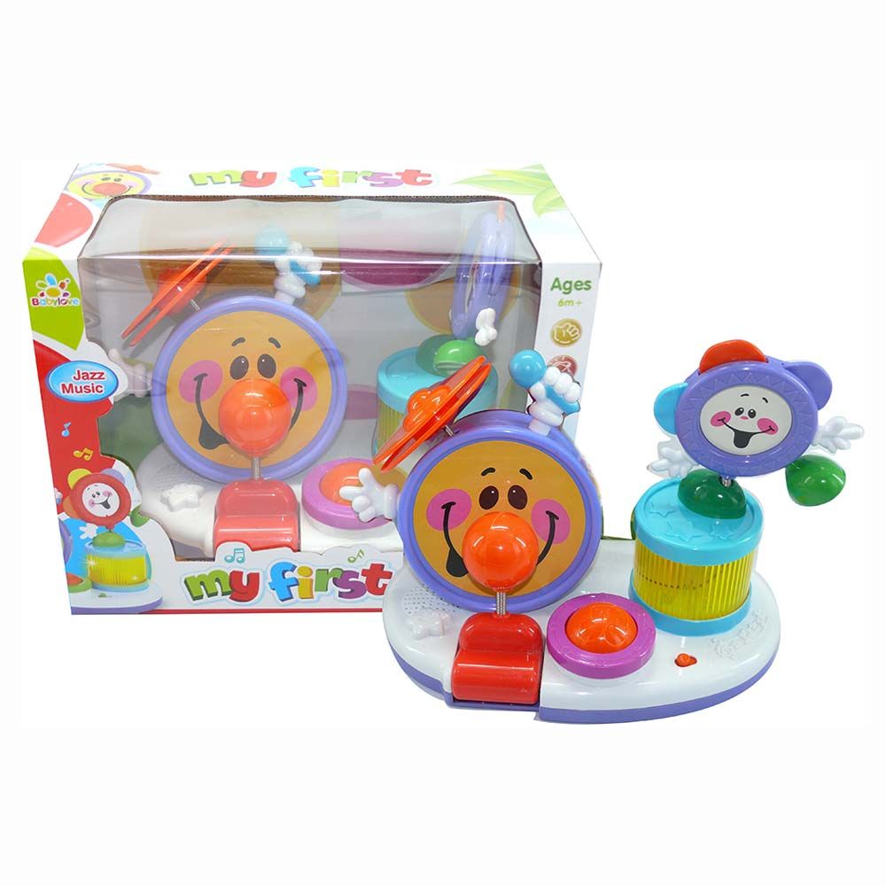Baby Love Cartoon Jazz Drum Set