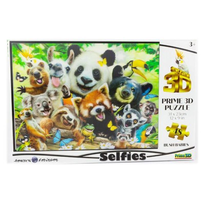 Prime3D - Bush Babies Selfie 3D Puzzle - 48Pcs