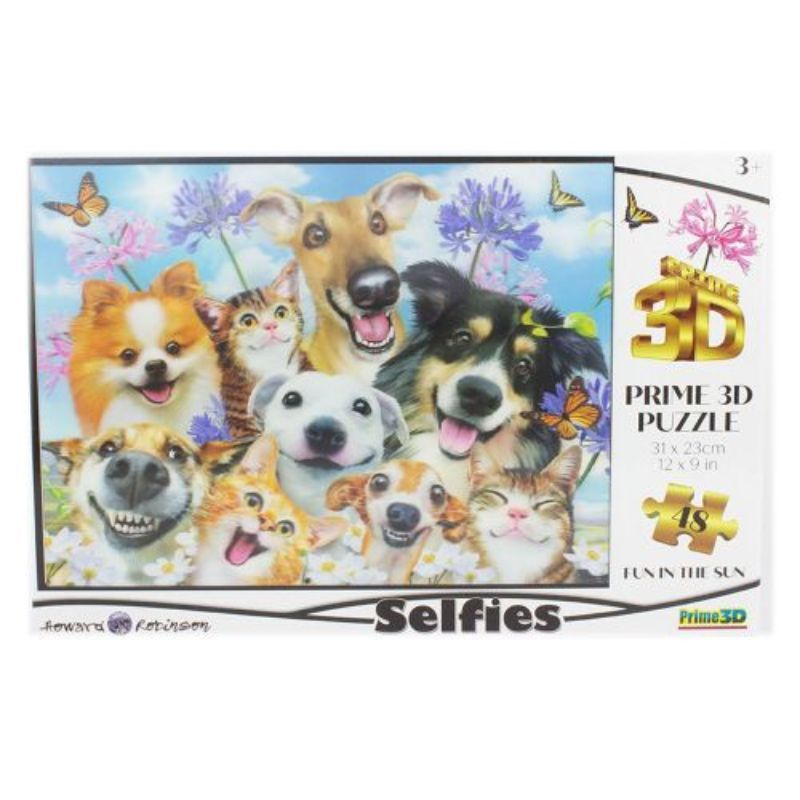 Prime3D - Fun In The Sun Selfie 3D Puzzle - 48Pcs