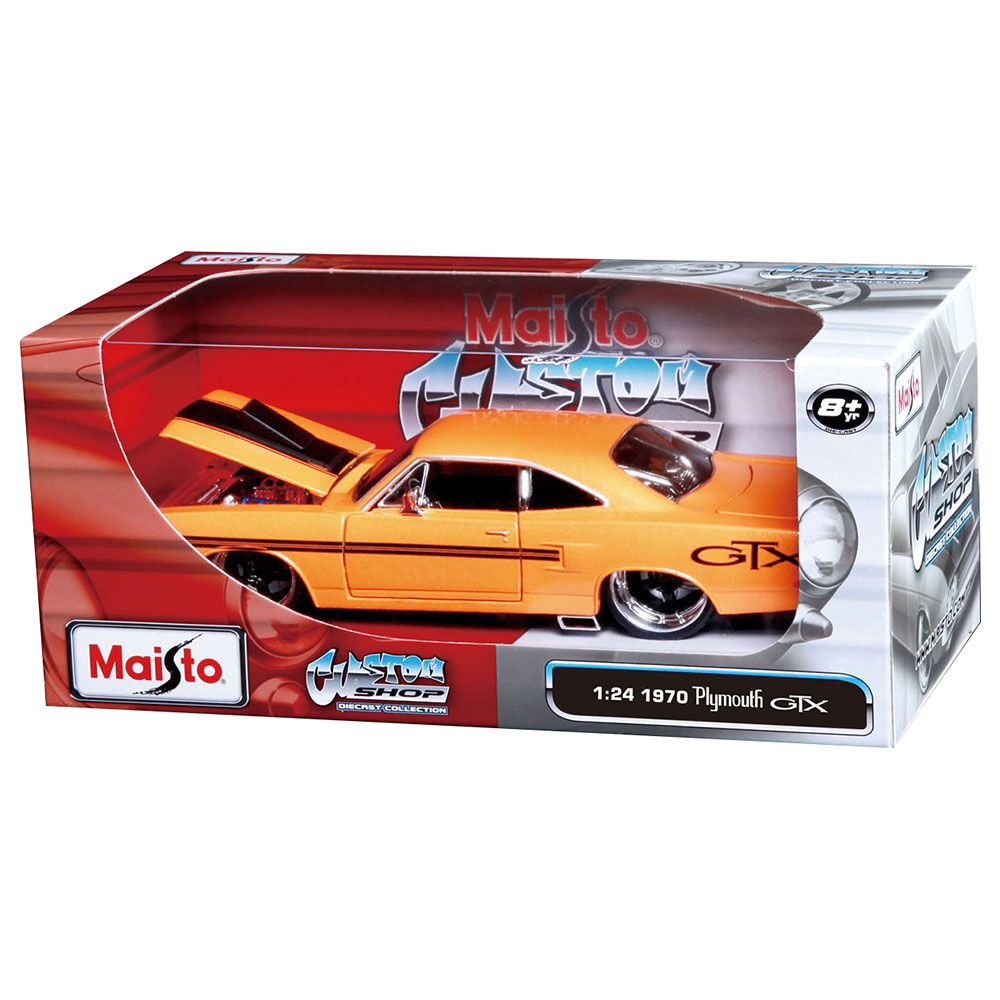 Maisto - 1:24 Custom Shop Assorted - Yellow