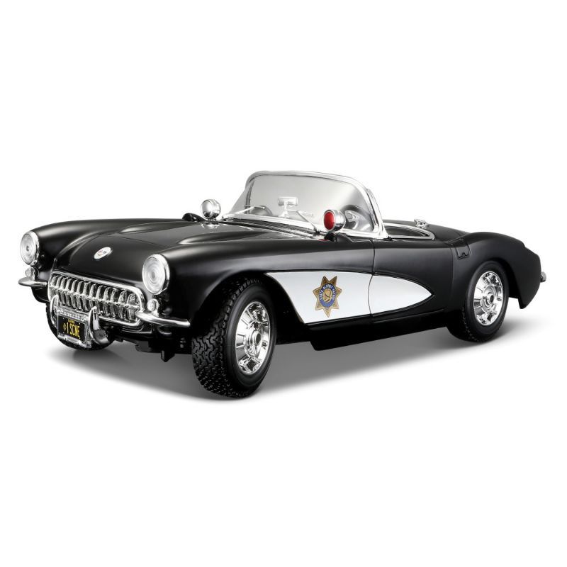 Maisto - Special Edition 1:18 - 1957 Chevy Corvette Police