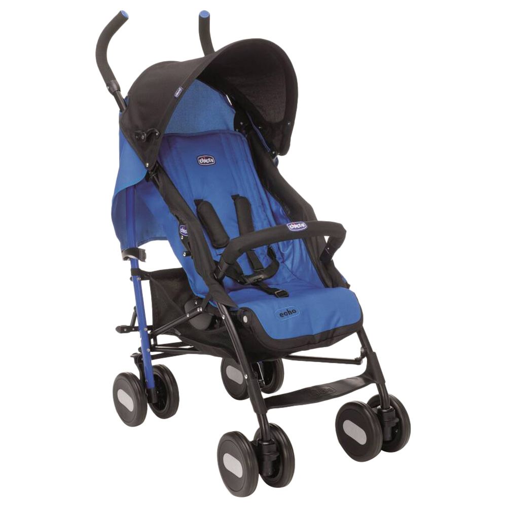 Chicco - Echo W/Bumper Bar Stroller - Deep Blue