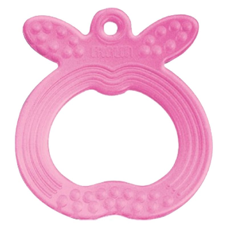Farlin - Apple Silicone Gum Soother - Pink