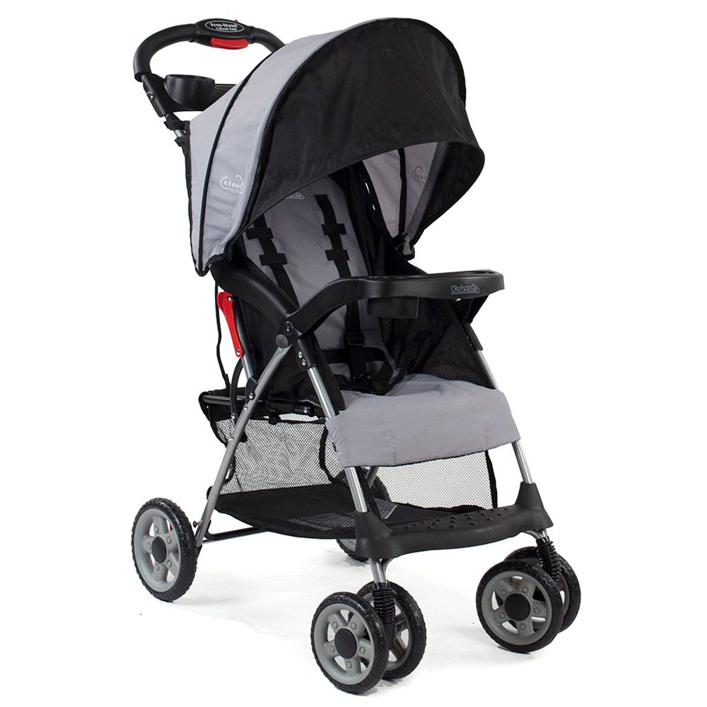 Kolcraft - Cloud Plus Light Weight Stroller - Grey