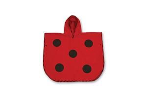 Ultralight Poncho Towel - Ladybird