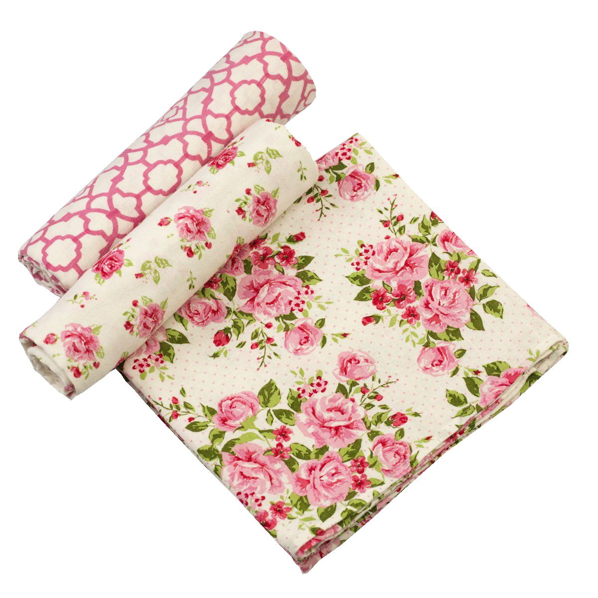 Little West Street - Baby La Rose Swaddles Set