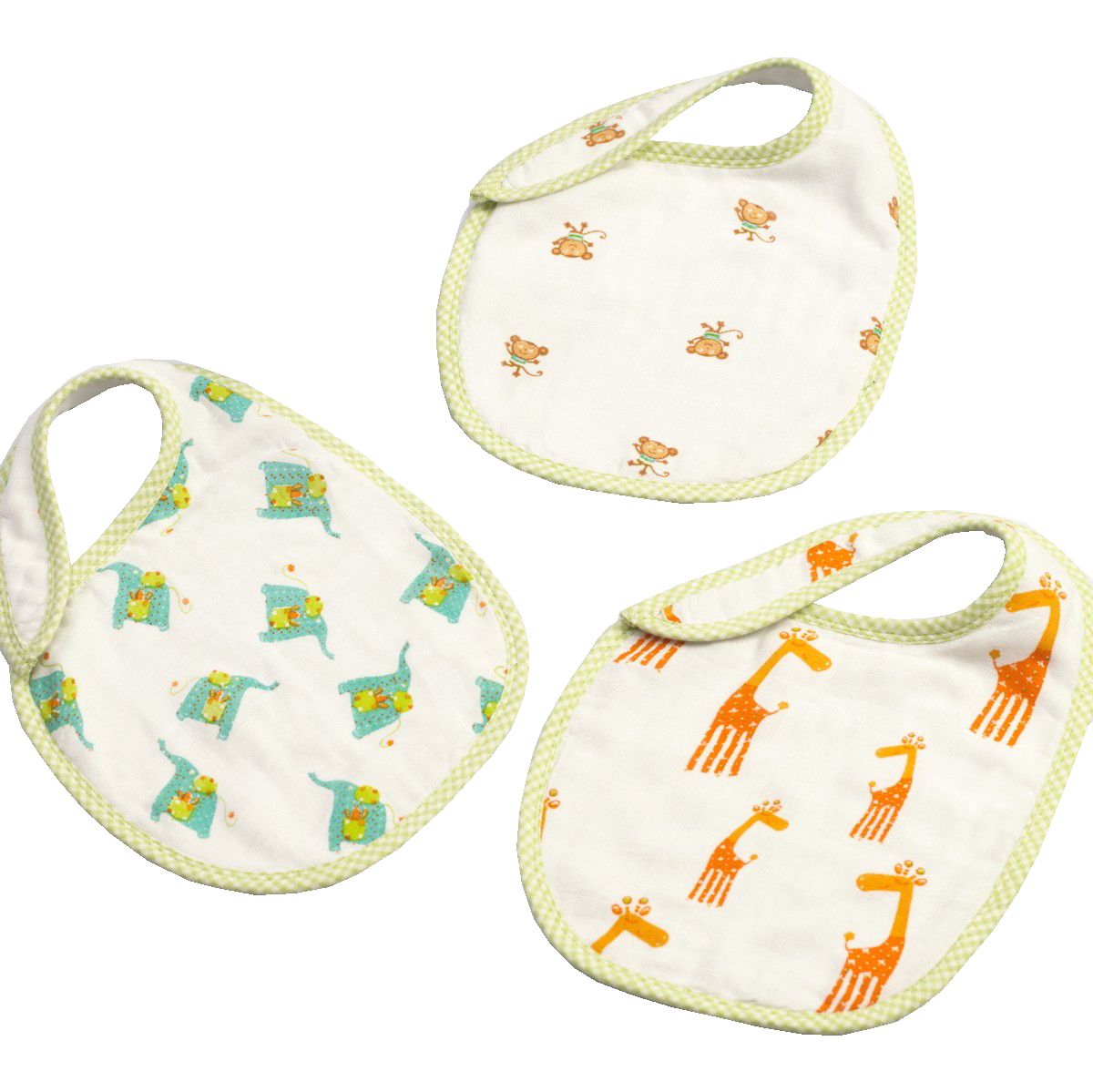 Little West Street - Baby Jungle Jive Bib Set