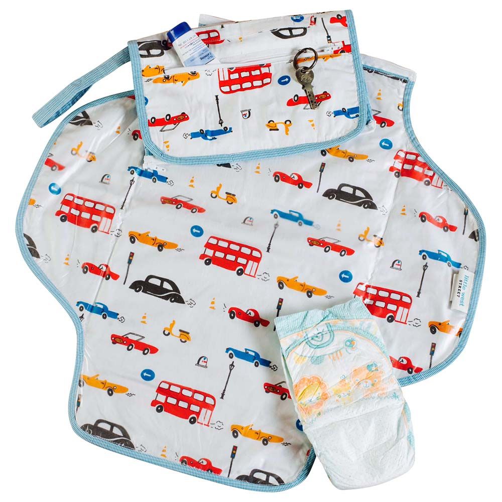 Little West Street - Off We Go Diaper Clutch