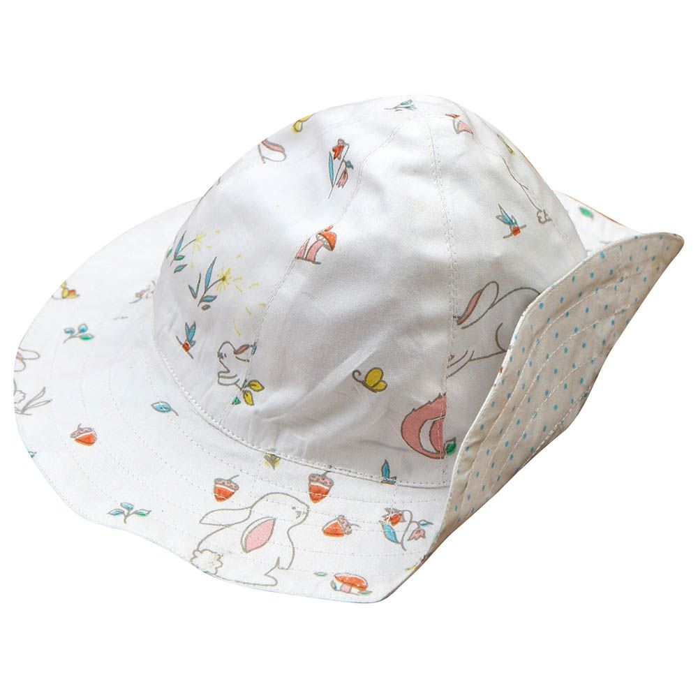 Little West Street - Snuggle Bunny Organic Sun Hat 