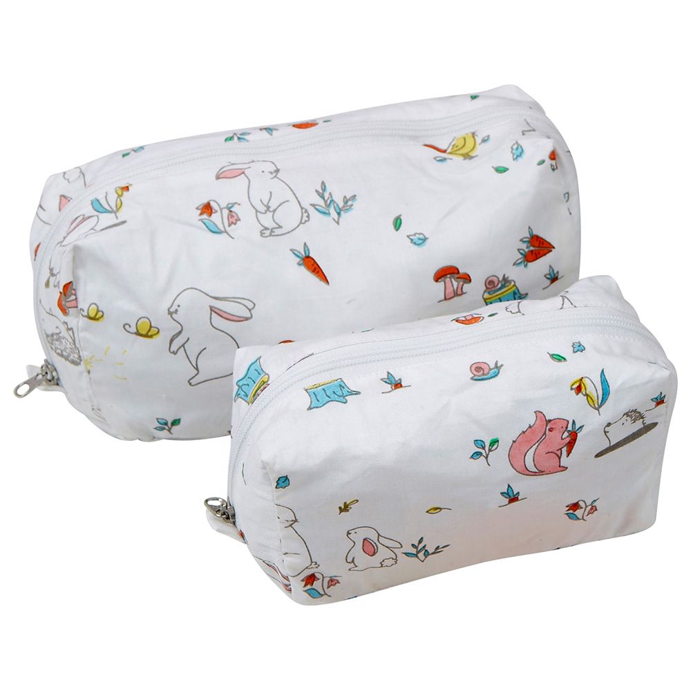Little West Street - Snuggle Bunny Organic Travel Pouch