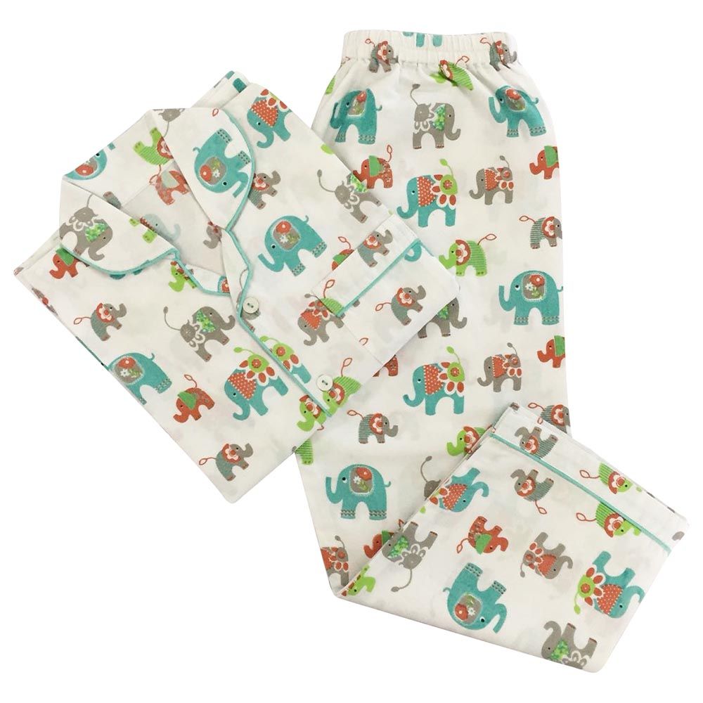 Little West Street - Ella Pajama Set - White