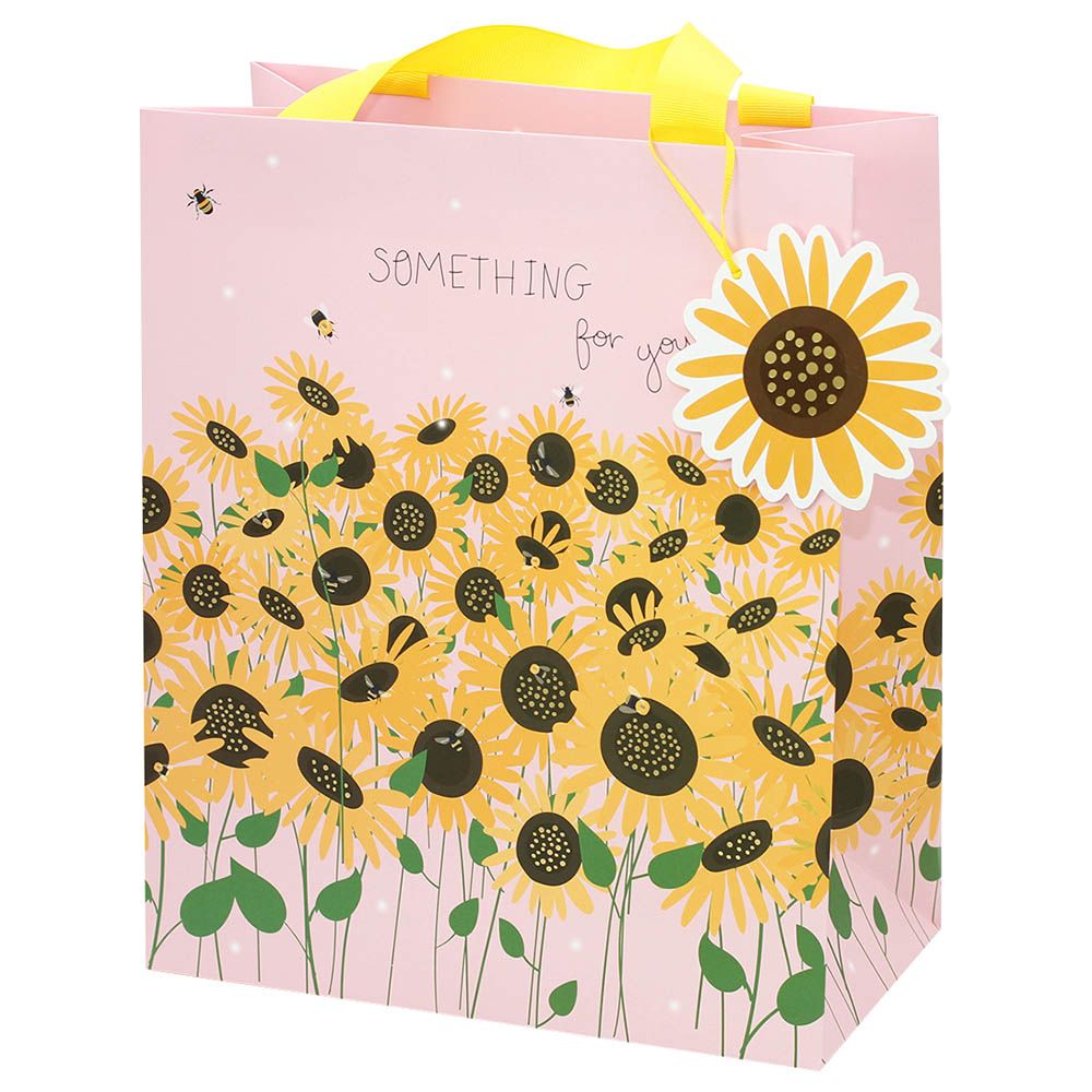 Belly Button - Sunflowers Gift Bag - Portrait