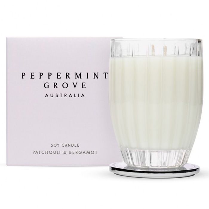 Peppermint Grove - Candle 350g Patchouli & Bergamot