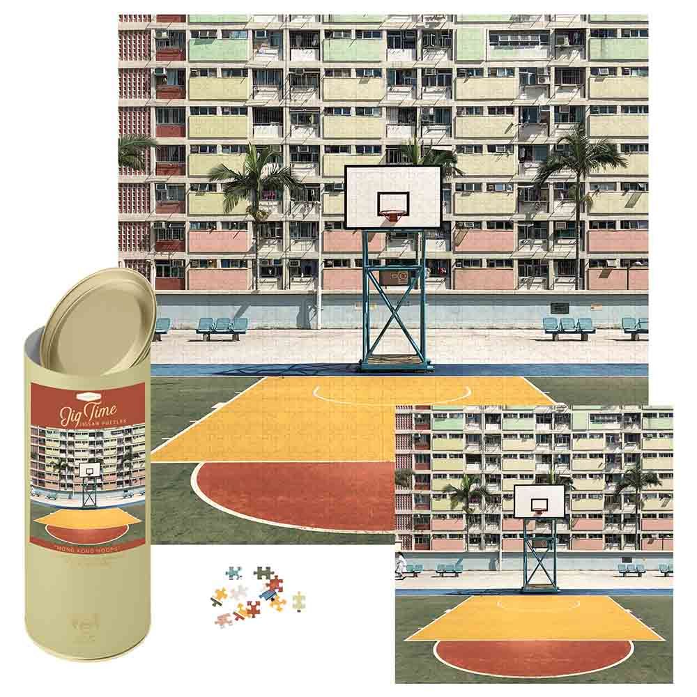 Designworks Ink - Jigsaw Puzzle - Hong Kong Hoops