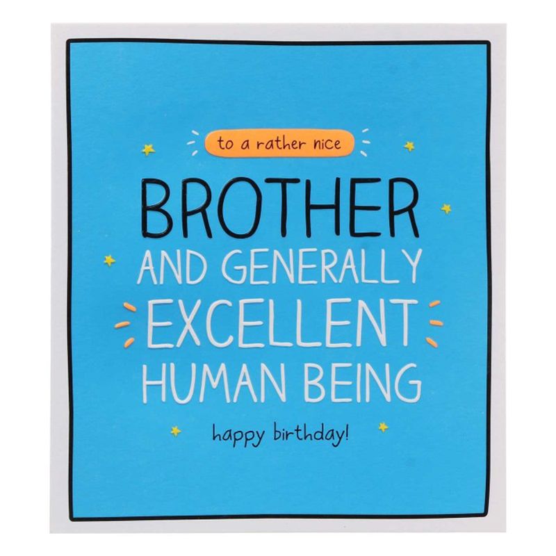 Happy Jackson - Nice Brother Birthday Card
