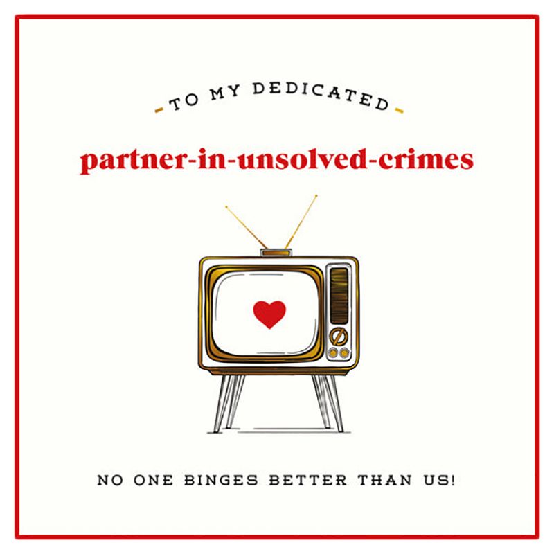 أليس سكوت - بطاقة تهنئة بيوم الحب - Tv Partner In Unsolved Crimes