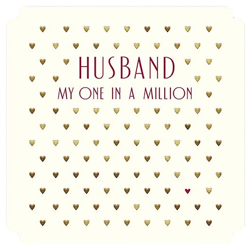 Fox & Butler - Husband My One In A Million Card