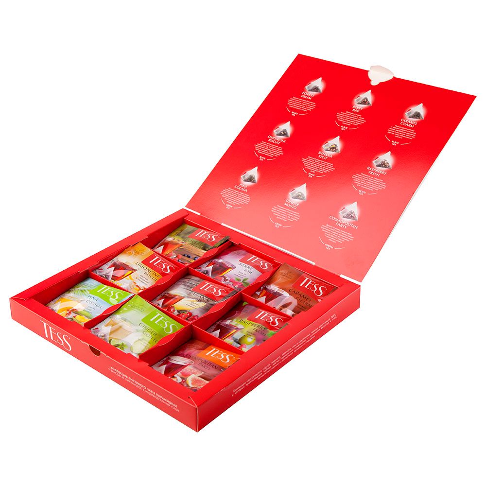 Tess - Pyramid Collection 9 Variation x 5 Teabags - 110g