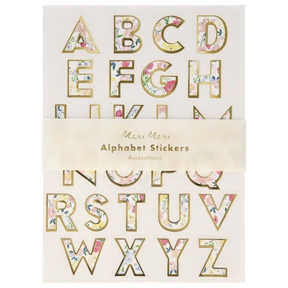 ميري ميري ملصقات أحرف الأبجدية