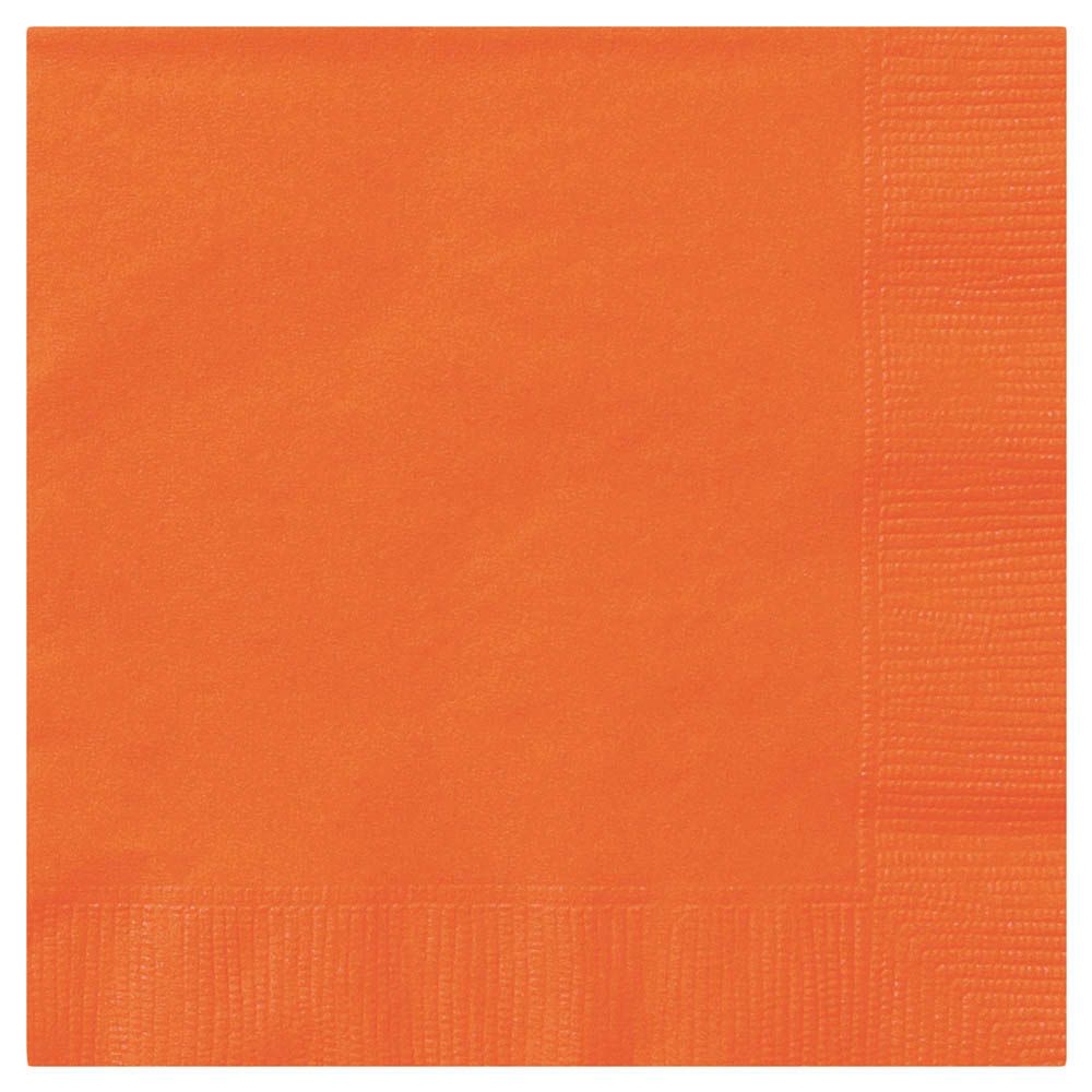 Unique - Pumpkin Orange Luncheon Napkin